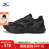 美津浓（MIZUNO）【RACER S】软底轻便运动跑步鞋男女同款缓震透气休闲慢跑鞋 01/黑色 40 (255mm)