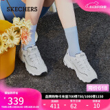 斯凯奇（Skechers）520送女友小白熊女鞋夏季厚底增高老爹鞋熊猫鞋休闲鞋99999863