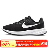 耐克NIKE女跑步鞋REVOLUTION6运动鞋DC3729-003黑35.5