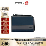 途明（TUMI）ALPHA SLG男士钱包卡包手拿包海军蓝拼灰色01192297NVYGY2
