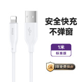 ZIME苹果充电线快充数据线适用iphone14/13/12/11/XR手机车载平板 【配魔术贴】1米标准长|加粗线芯