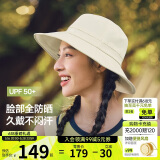 蕉下（beneunder）遮阳帽子女透气渔夫帽防晒帽钓鱼帽防泼水户外AS713白