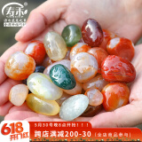 寿禾 雨花石鹅卵石七彩石子鱼缸造景庭院花盆装饰 500g雨花石2-3cm