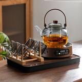 忆壶茶（YIHUTEA）泡茶壶玻璃煮茶壶家用电陶炉煮茶器养生壶 茶具套装玻璃烧水茶壶 【10件套】1L壶+1500瓦电陶炉