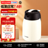 虎牌（TIGER）大容量双层不锈钢  珍珠白色1.6L 真空轻便家用热水瓶 PWM-B160CA