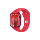 Apple/苹果 Watch Series 9 智能手表GPS+蜂窝款45毫米红色铝金属表壳红色运动型表带M/L MRYH3CH/A