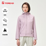 探路者（TOREAD）软壳服女 秋冬户外防风保暖加绒软壳衣徒步旅行夹克衫登山服外套