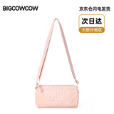 BIGCOWCOW斜挎包男女士百搭包包单肩包女枕头包休闲包潮牌圆筒包生日礼物
