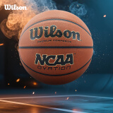 Wilson威尔胜NCAA OVATION高性能皮料筋沟贴皮成人7号篮球【京东专供】