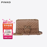 PINKO【礼物】女包羊皮绗缝包链条燕子包飞鸟包单肩斜挎包礼物