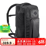 迪卡侬双肩背包NH500商务通勤出差旅行电脑书包大容量户外32L黑-4335209