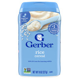 嘉宝（GERBER）婴幼儿辅食大米米粉婴儿高铁米粉燕麦营养米粉混合谷物美国进口 1段【6月+】大米米粉 227g  效期至27年2月