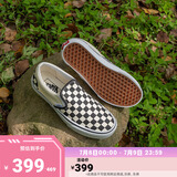 VANS范斯官方 经典款Slip-On黑白棋盘格经典一脚蹬鞋帆布鞋低帮 黑白棋盘格 36.5