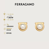 菲拉格慕（Ferragamo）女士黄铜/玻璃耳钉0696454 礼物 送女友