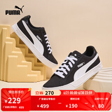 彪马（PUMA）【小白鞋】经典帆布休闲板鞋男女百搭运动鞋SMASH 374754 黑色-白-02 37