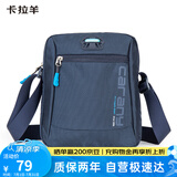 卡拉羊休闲运动包男单肩包多用斜挎包轻便潮流胸包CX4007藏青