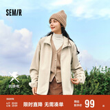 森马（Semir）夹克男冬抗静电外套摇粒绒情侣上衣109724108203