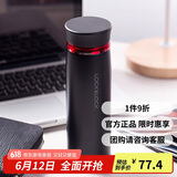 乐扣乐扣（LOCK&LOCK）菲特旋转盖轻量杯保温杯学生商务水杯450ml黑红 LHC4131BKR