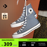 匡威（Converse）官方 All Star男女高帮帆布鞋银霜灰灰色A02786C A02786C 36