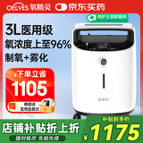 氧精灵3L升医用制氧机家用吸氧机十大排名老人孕妇便携氧气机带雾化323W