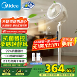 美的（Midea）【幸运草安睡Promax】家用空气循环扇/国家补贴/直流变频静音电风扇/负离子净化落地扇遥控APP互联