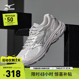 美津浓（MIZUNO）新款男女跑步运动鞋 都市运动搭配透气复古机能跑步鞋 RACER V2