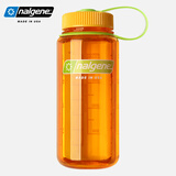乐基因（nalgene）美国进口户外运动水杯子塑料tritan耐高温泡茶男女学生节日礼物 2178-2072柑橘色 400ml