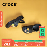 crocs卡骆驰洞洞鞋贝雅男鞋女鞋轻便耐磨一脚蹬拖鞋休闲鞋|10126 黑色-001 37 /38(230mm)