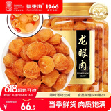 福东海 (非湿式)桂圆肉500克【10A特优】 眼肉干个大肉厚高州特产煮粥