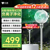 贝昂空气循环扇静音卧室客厅电风扇智能语音节能大风力直流变频家用风扇台式桌面电风扇3D摇头 SF3鸿蒙智联【功能升级】