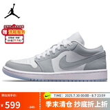 耐克NIKE篮球鞋男女同款小迪奥AJ1 JORDAN 1运动鞋DC0774-105白灰37.5