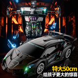 4DRCrc遥控汽车变形机器人儿童男孩玩具车小朋友漂移赛车生日礼物男生