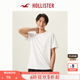 HOLLISTER24夏款经典小海鸥情侣基础款短袖T恤男装女装KI324-4042 白色 M (180/100A)