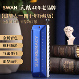 天鹅（SWAN）12孔半音阶口琴40周年纪念款C调专业演奏乐器