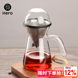 Hero星云手冲咖啡壶咖啡滤杯玻璃分享壶家用滴漏式不锈钢咖啡滤网