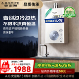 史密斯（A.O.SMITH）佳尼特16升精钢燃气热水器 国家补贴 不锈钢换热器包8年  恒温大水量  抗风防冻 JSQ31-TC1