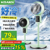 爱索佳电风扇空气循环扇落地扇空调扇台式节能立式涡轮大风量摇头电扇 机械款