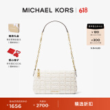 MICHAEL KORS MK Empire 女士中号丹宁牛仔腋下包 纯白色 085 NS