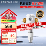 滨特尔（pentair）前置过滤器大通量家用全屋自来水管道40μm过滤器9吨/H大流量水驱涡轮+反冲洗刮洗净水器 【高性价比】6T/H大流量B140