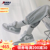 耐克（NIKE）【潮】Air Jordan aj1板鞋男女情侣新款低帮休闲运动篮球鞋休闲鞋 DC0774-105 烟灰白 男女同款 37.5