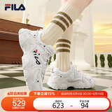 FILA 斐乐官方猫爪鞋女鞋2025春夏复古运动鞋时尚休闲鞋FLUID 4
