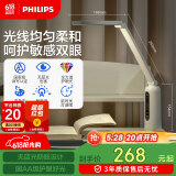 飞利浦（PHILIPS）护眼台灯家用国AA级全光谱学生卧室阅读学习台灯轩坦ECO纯夹子版