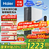 海尔（Haier）【鲜活水】1000Gpro家用净水机反渗透净水器双出水净饮机HKC2400-R883D2U1家电国家补贴