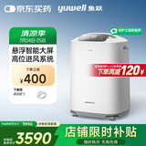 鱼跃(yuwell)5L升新国标医用制氧机家用高清大屏轻音制氧带雾化7F-5GW