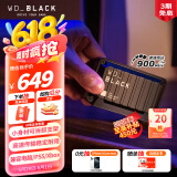 西部数据（WD）1TB移动固态硬盘900MB/s D30 PSSD高速NVMe外接手机电脑mac笔记本PS5游戏Xbox外置存储Type-c