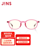 睛姿（JINS）防蓝光眼镜儿童学生防辐射眼镜护目镜TR90镜框FPC17A104【2-8岁】 104 粉红色（有包装）