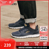 斯凯奇（SKECHERS）男鞋夏季户外运动休闲鞋软底缓震网面透气跑步鞋户外健步鞋232398
