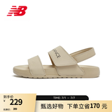 NEW BALANCE NB 官方凉鞋男鞋女鞋情侣NCLAY系列潮流魔术贴夏季沙滩鞋拖鞋 沙色 SUFNCLAY 37.5(脚长23cm)