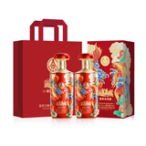 五粮液股份 富贵吉祥 鸿运锦鲤 纯粮白酒52度500ml*2瓶装 婚宴订婚送礼