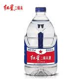 红星52度/60度5L大容量桶装二锅头白酒泡酒清香风格约10斤【喜酒】 52度 5L 1桶 红星桶装白酒 （新老款随机）